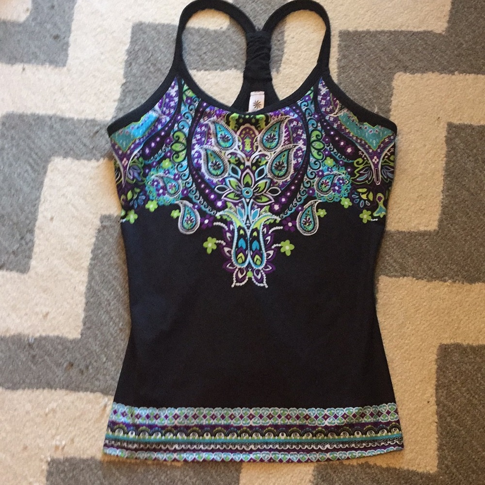 Cute patterned tank top